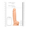 Real Rock Gode réaliste Realrock ventouse 18 x 4.5 cm